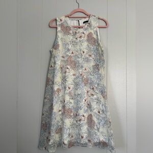 Tommy Hilfiger Floral Sleeveless Dress - Cream, Blue, Pink